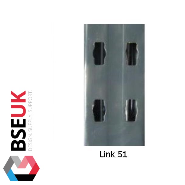 Another of the leading racking systems in the UK, Link 51 is one of the most popular – it looks like this.