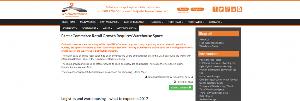 warehouse blog