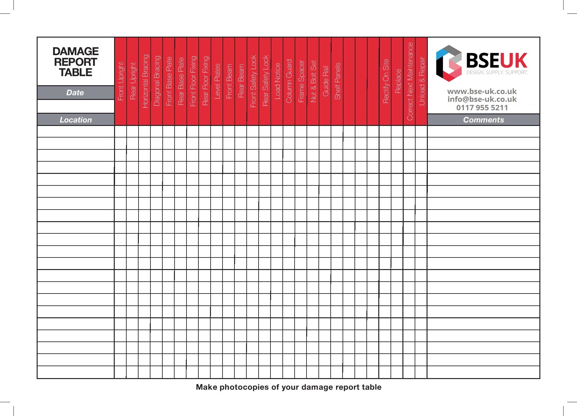 Rack-Inspection-Checklist