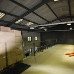 mezzanine floor in a warehouse