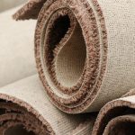 Racking system for rolls of carpet