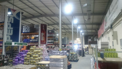 Warehouse Green LED Lighting System