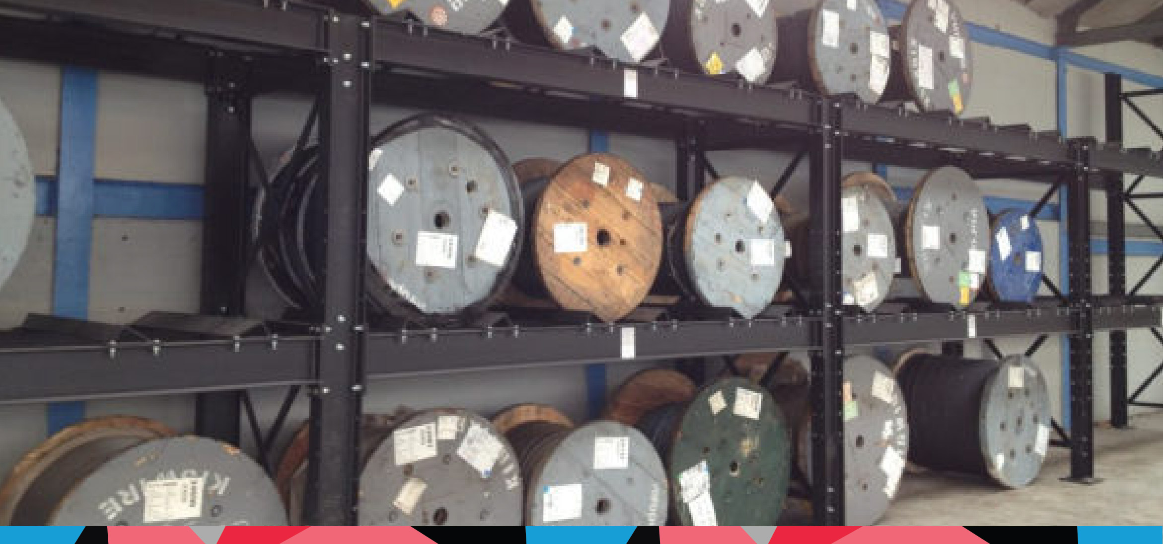 Heavy Duty Pallet Racking can be adapted to store unique high capacity products including very heavy coils