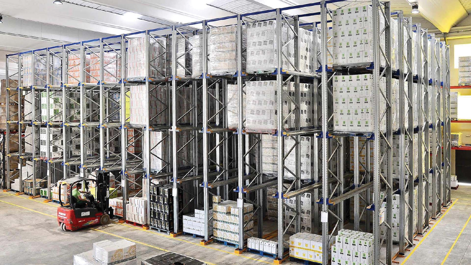 High Density Storage solutions with Drive-In Racking for LIFO operations