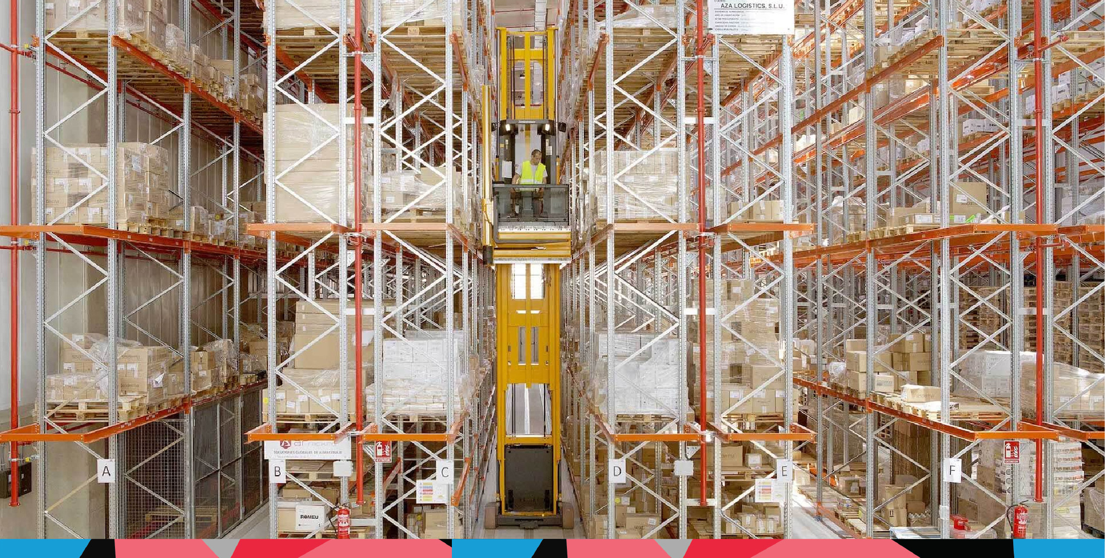 high pallet racking bays maximise headroom space in your warehouse for additional storage capacity.