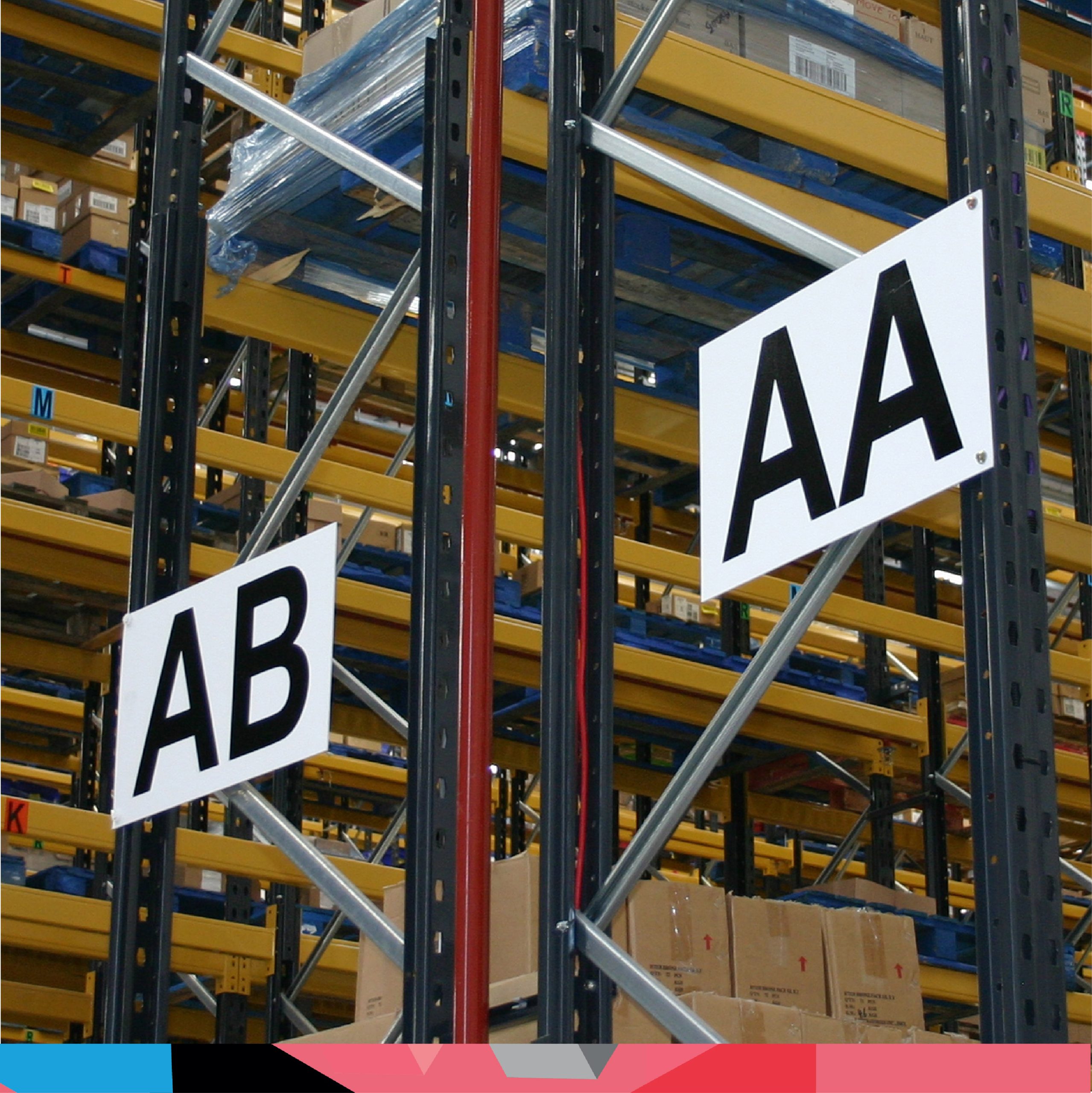 Pallet Racking Aisle Markers