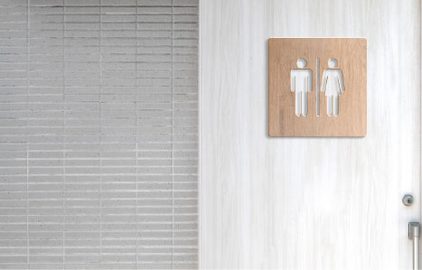 WC sign