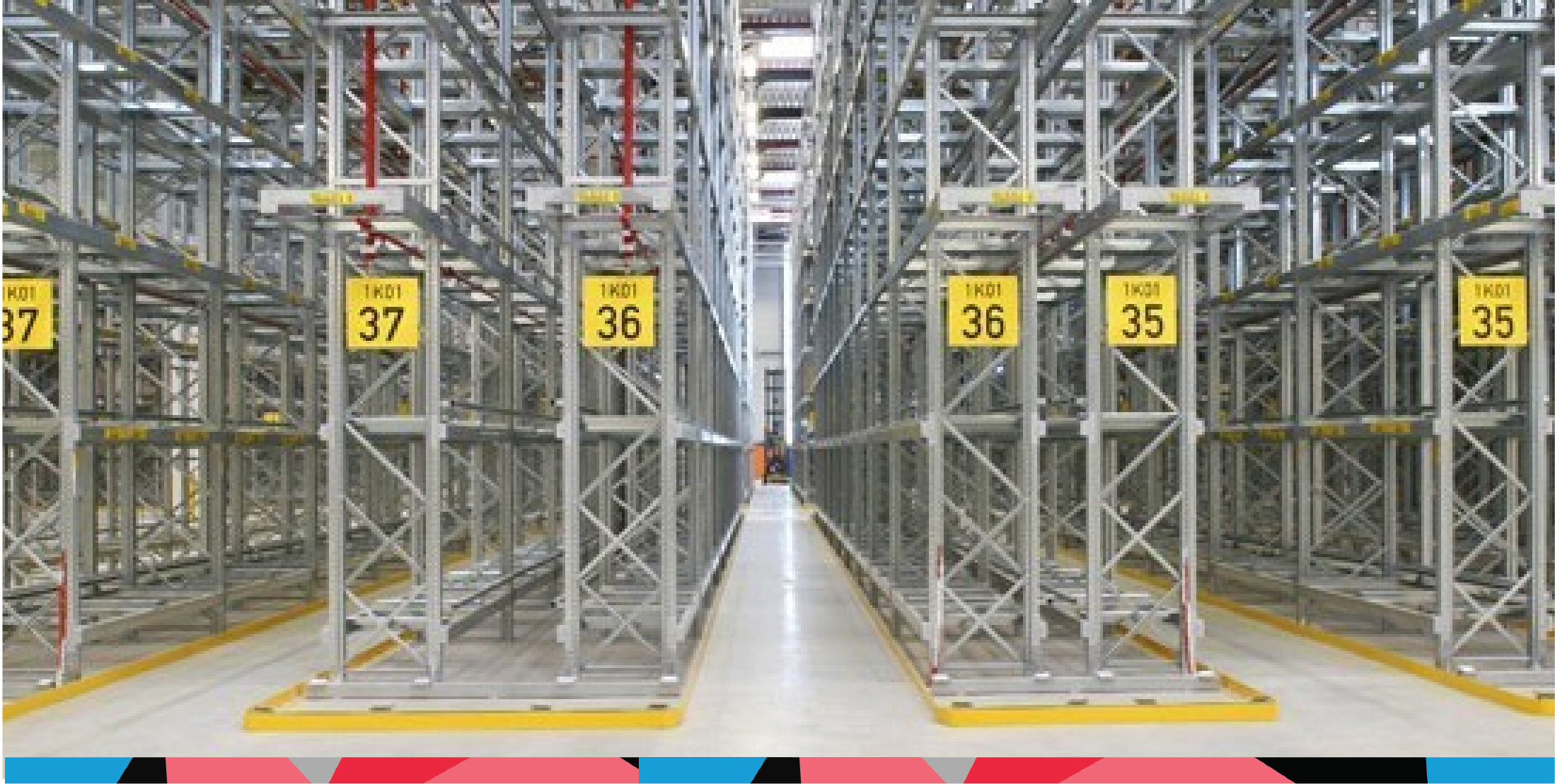 narrow aisle pallet racking installation for maximum warehouse storage density