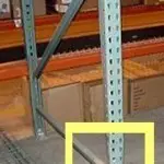 Pallet racking collapse