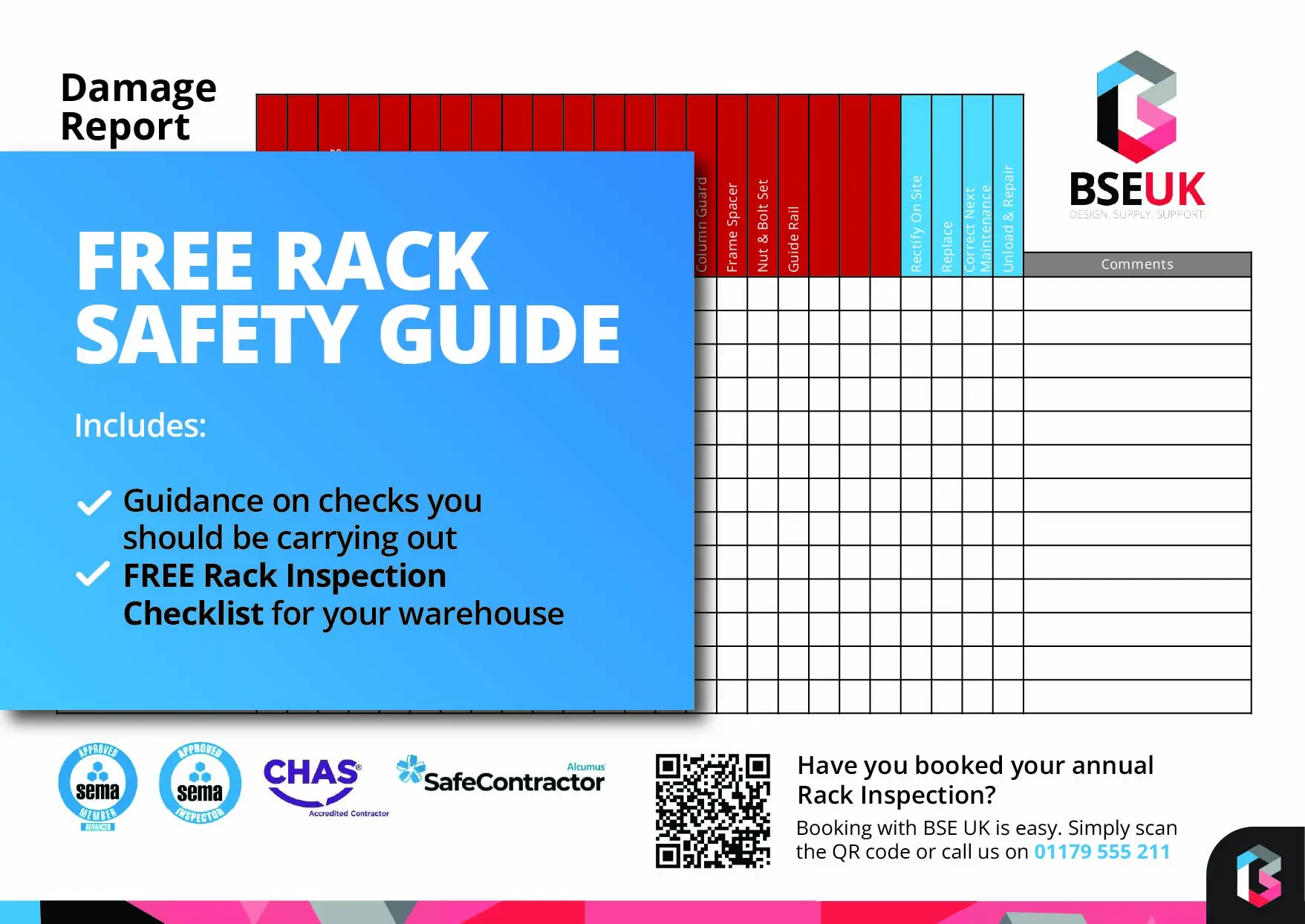 free rack inspection checklist cover